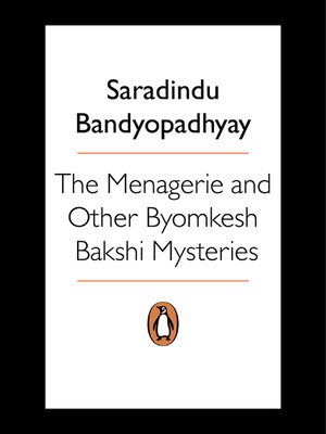 cover image of Menagerie & other Byomkesh Bakshi Mysteries
